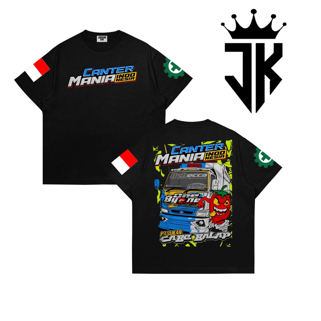 Tshirt TRUCK CANTER MANIA - Kaos CANTER MANIA - Kaos CANTER MANIA - Tshirt COD BAYAR DITEMPAT