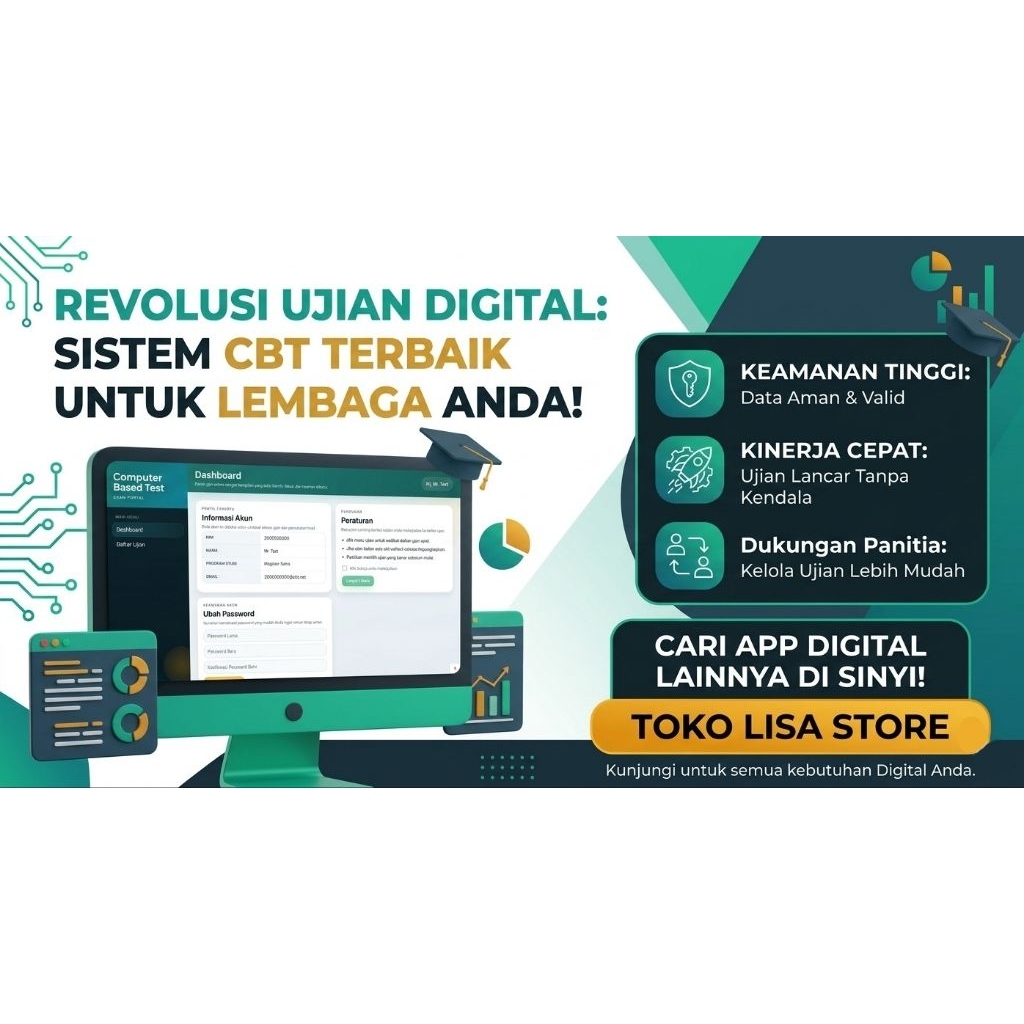 Web Aplikasi CBT Ujian Online Laravel PHP Source Code Premium - Sistem Ujian Kampus Sekolah Instansi