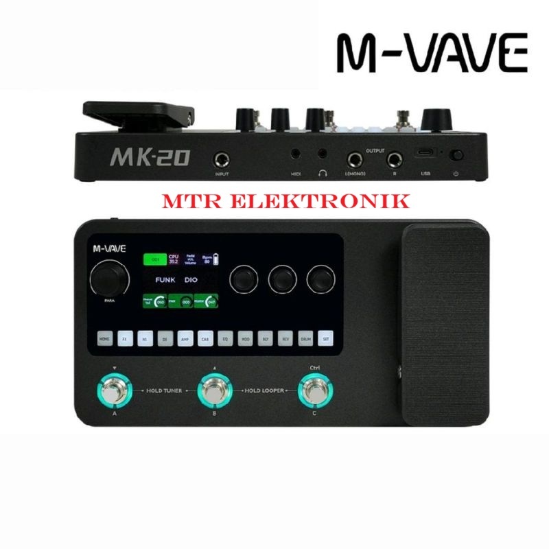 Efek Gitar Bass M-Vave MK20 MK 20 MVave Original