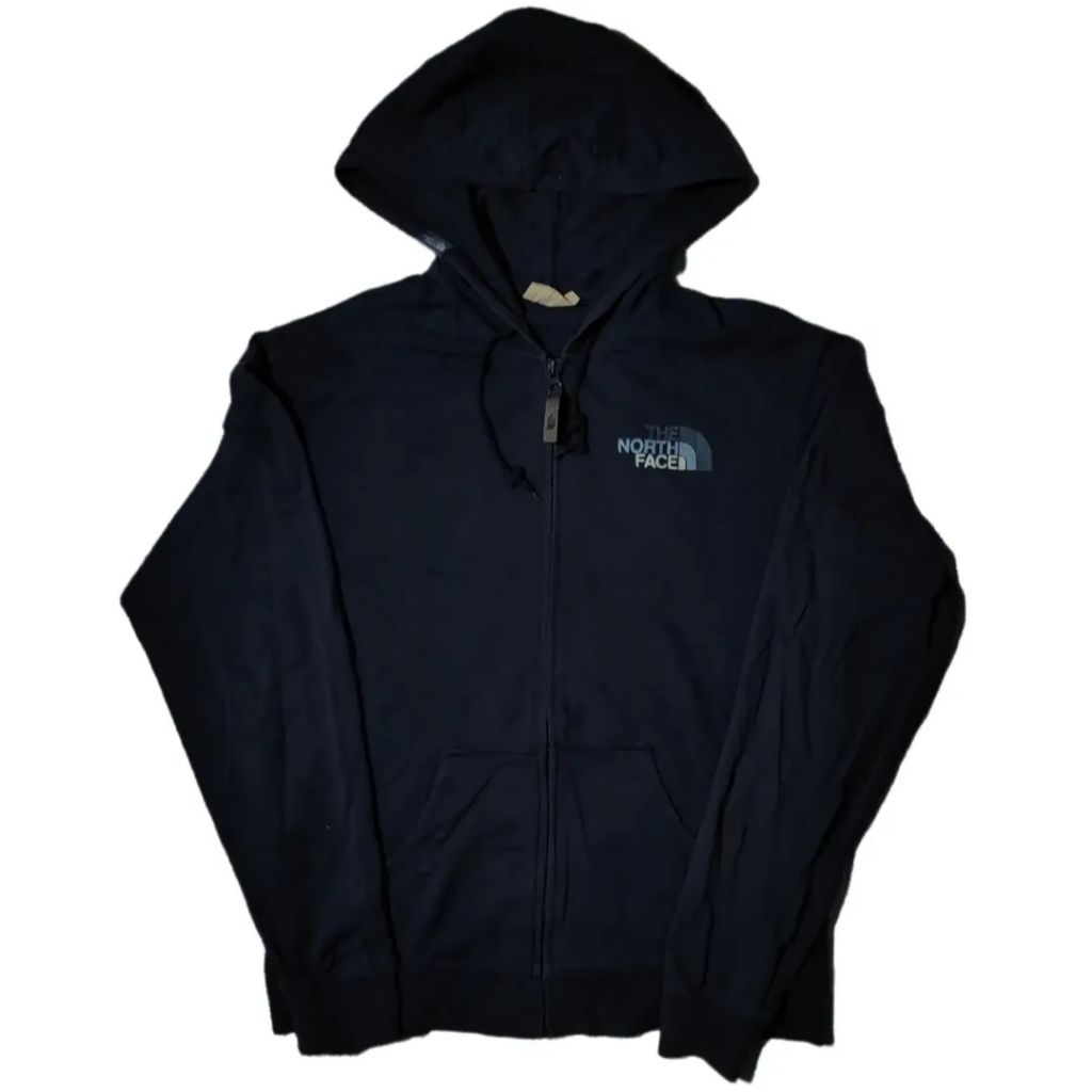 Hoodie TNF zipper navy (Rp.150)