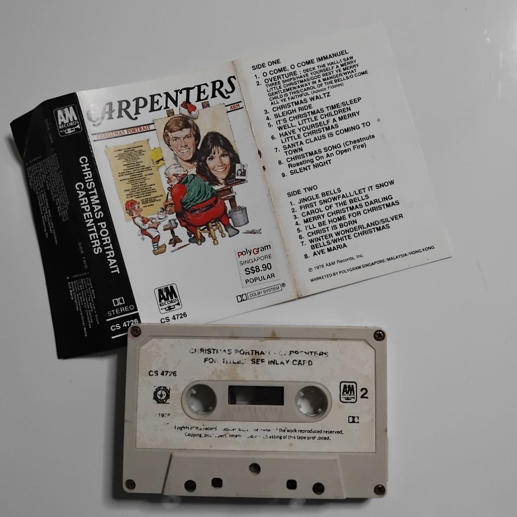 Kaset Pita Carpenters Christmas Portrait