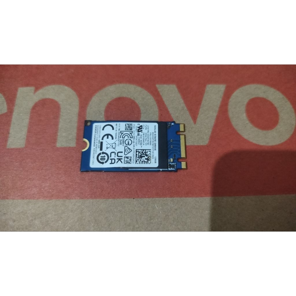 SSD M2 NVME 2242 128gb kioxia Sentinel 100%