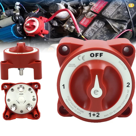 Saklar Pemutus Accu 350A Cut Off Aki Mobil Motor Kapal Sakelar Utama Arus Battery Switch
