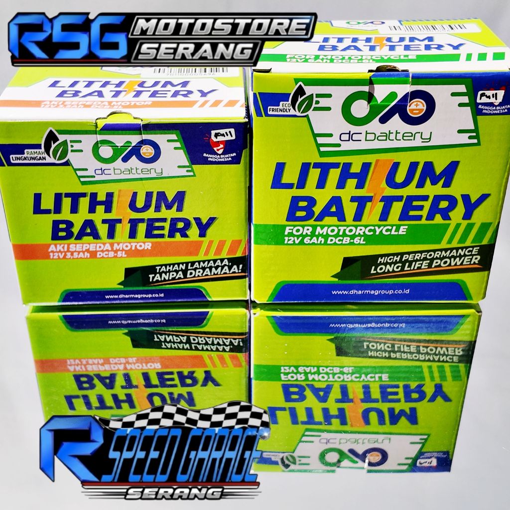 AKI LITHIUM DC BATTERY 12V 6Ah 3.5Ah DCB-6L 5L DAYTONA