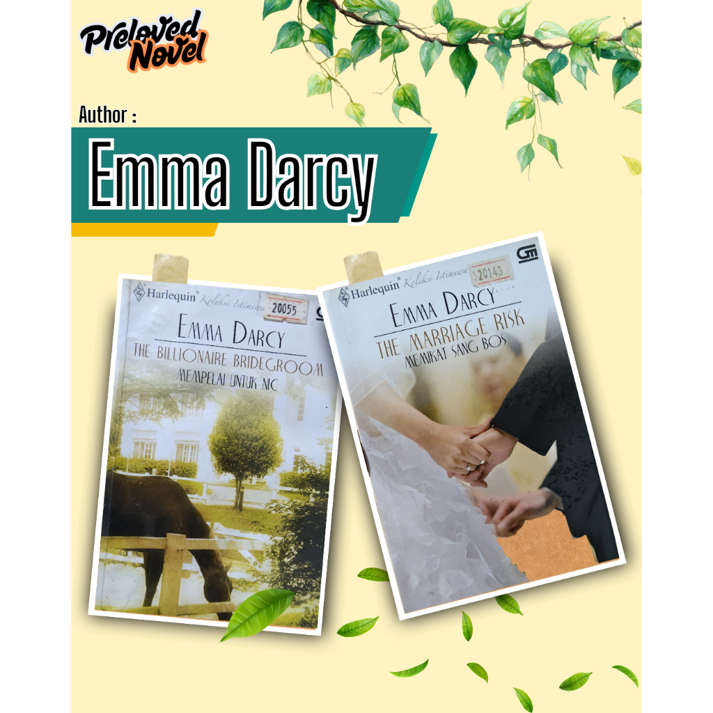 [NOVEL PRELOVED] Koleksi Novel by Emma Darcy