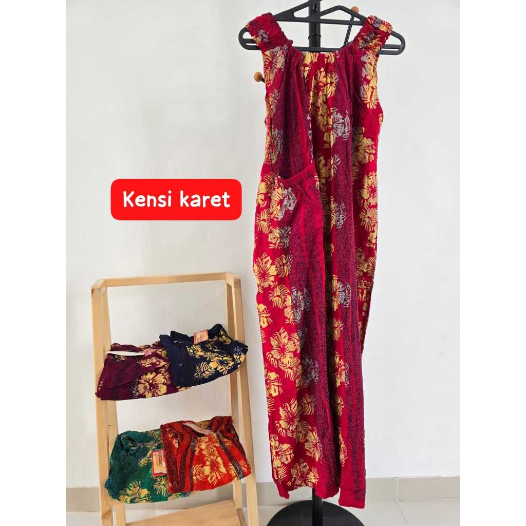 Dress Daster Cempaka Jumbo LD120 Katun Premium/ Daster Long Dress Kekinian