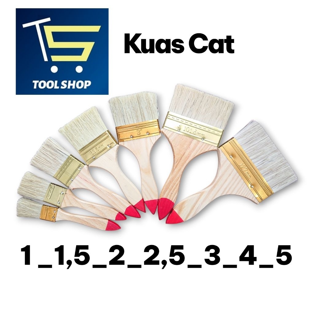 Kuas Cat 1inc 1.5inc 2inc 2.5inc 3inc 4inc 5inc