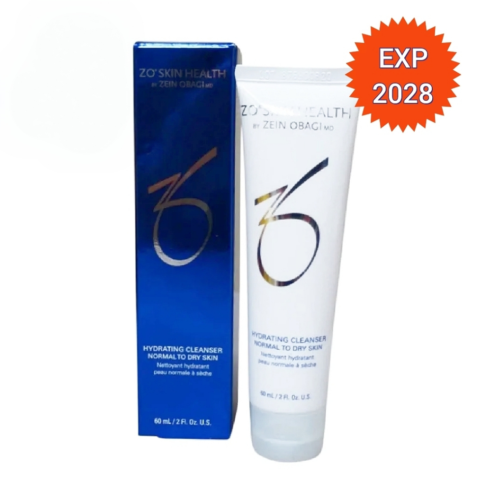 Obagi ZO Hydrating Cleanser MINI/Trial/Travel Size 60mL Normal to Dry Skin Facial Wash