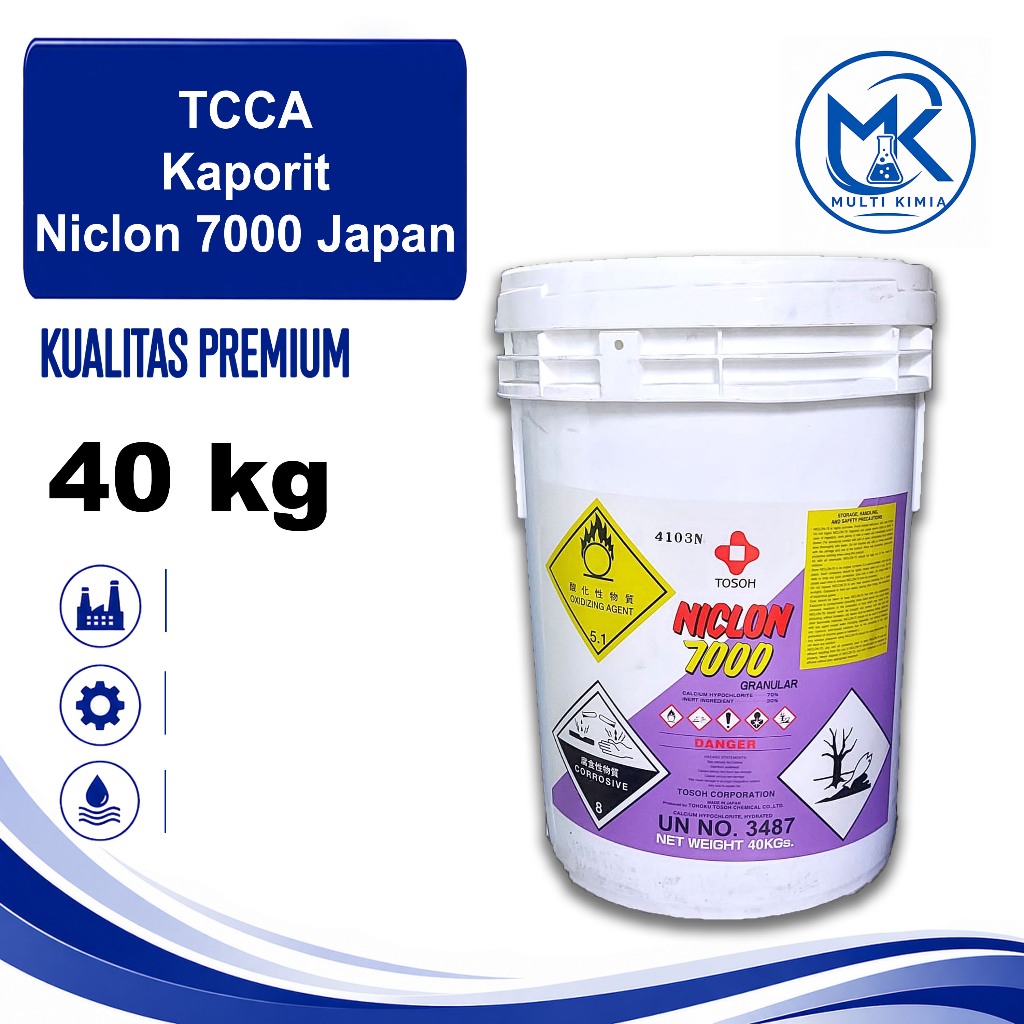 Kaporit Granular Jepang Niclon / Niclon 70% Japan 40 KG