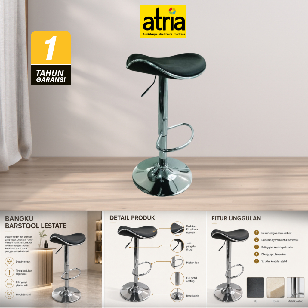 Atria Kursi Bar Atria Lestate Barstool