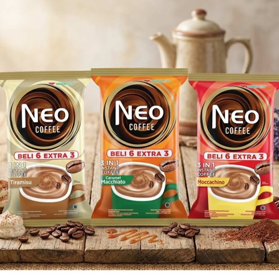 NEO COFFEE BELI 6 EXTRA 3 / KOPI INSTAN NEO SACHET / KOPI SACHET INSTAN