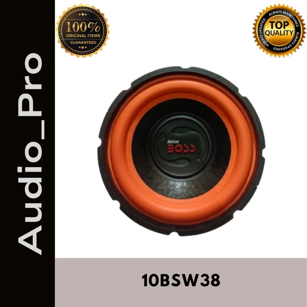 Speaker Subwoofer 10 Inch American Boss 10 BSW 38 Subwoofer Double Coil 10" BSW38
