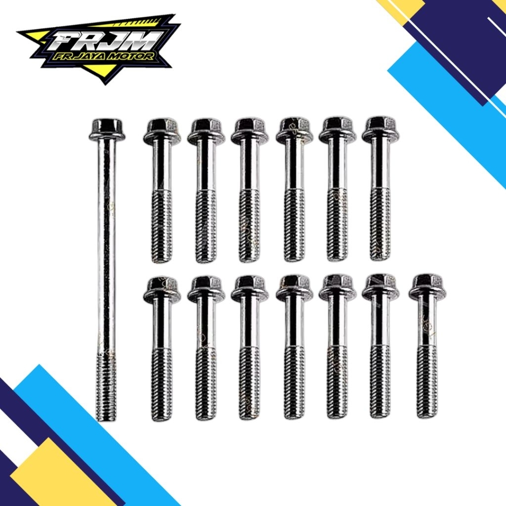 1 Set Baut Baud Blok CVT Bak CVT Beat FI Fi Beat Esp Scoopy Fi Esp Vario 110 Fi Spacy Genio