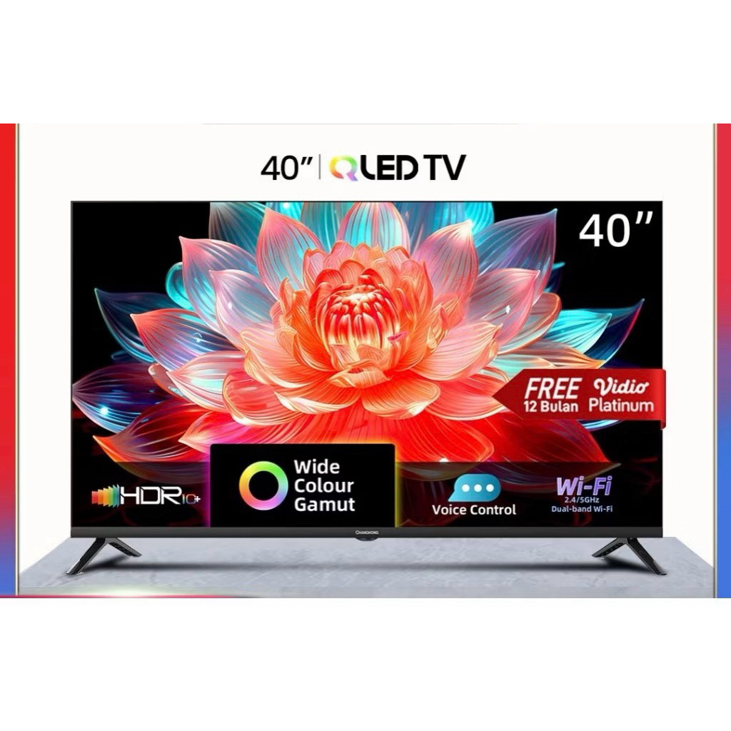 TV CHANGHONG 40 INCH QLED GOOGLE TV L40QCN1 CHANGHONG 40INCH - 40QCN1