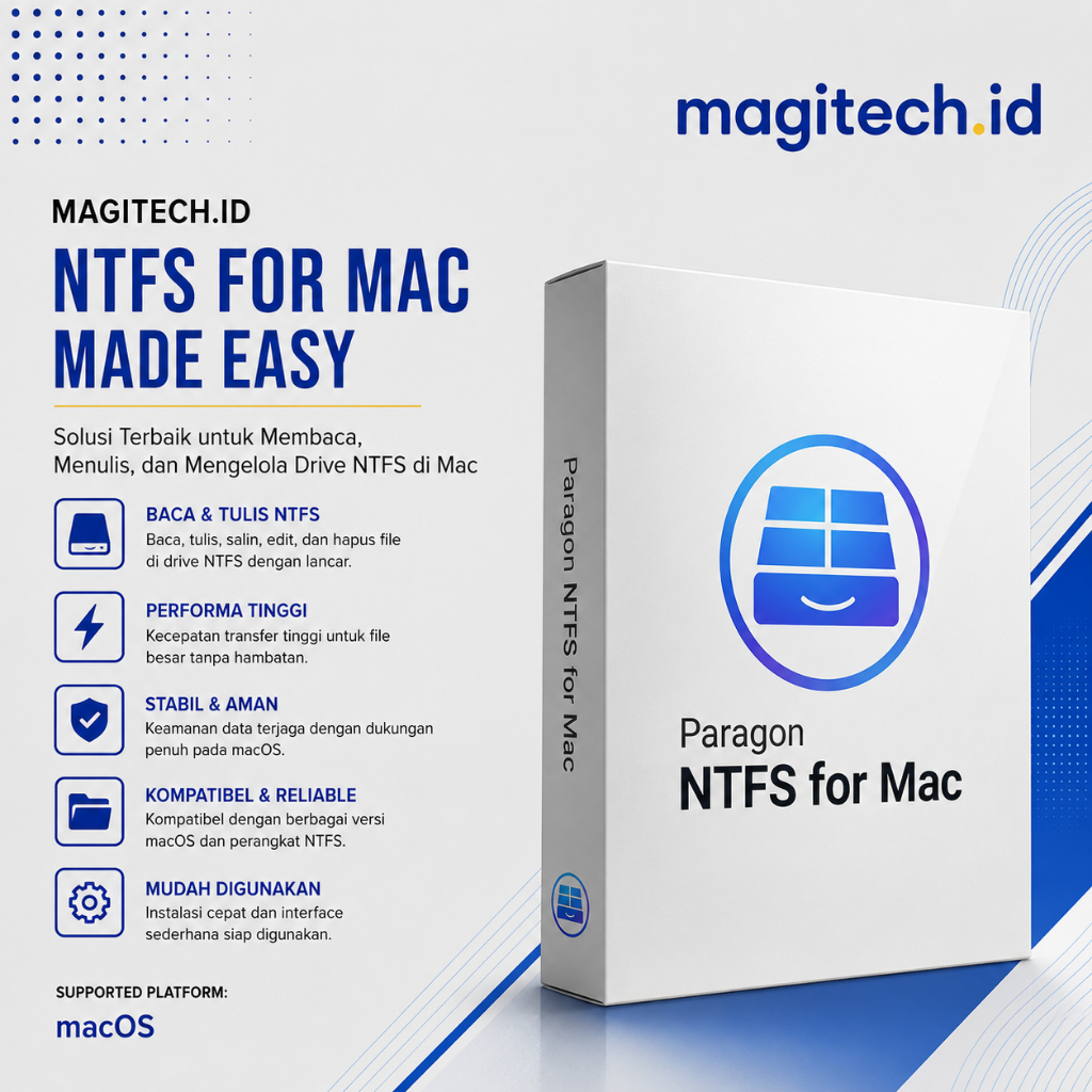 Paragon NTFS for Mac 17 | Write, edit, copy, move and delete files on Microsoft NTFS volumes from yo