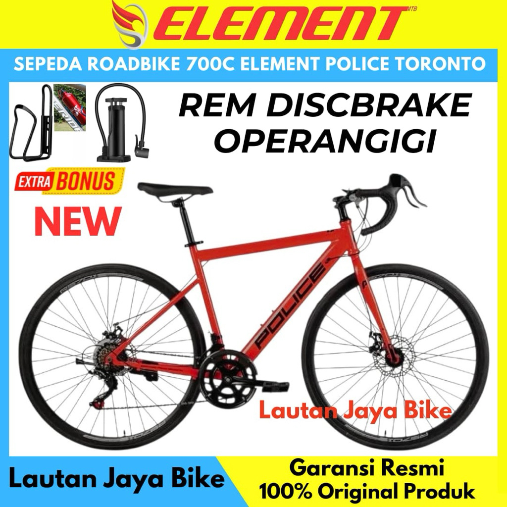Sepeda Roadbike 700c Element Police Toronto Terbaru