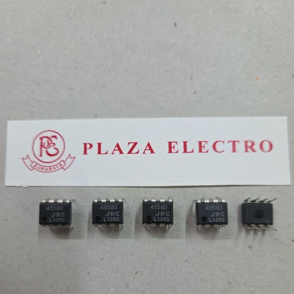 IC ST JRC4558 TR TRANSISTOR ASLI ORIGINAL JRC 4558 JRC4558D KUALITAS BAIK