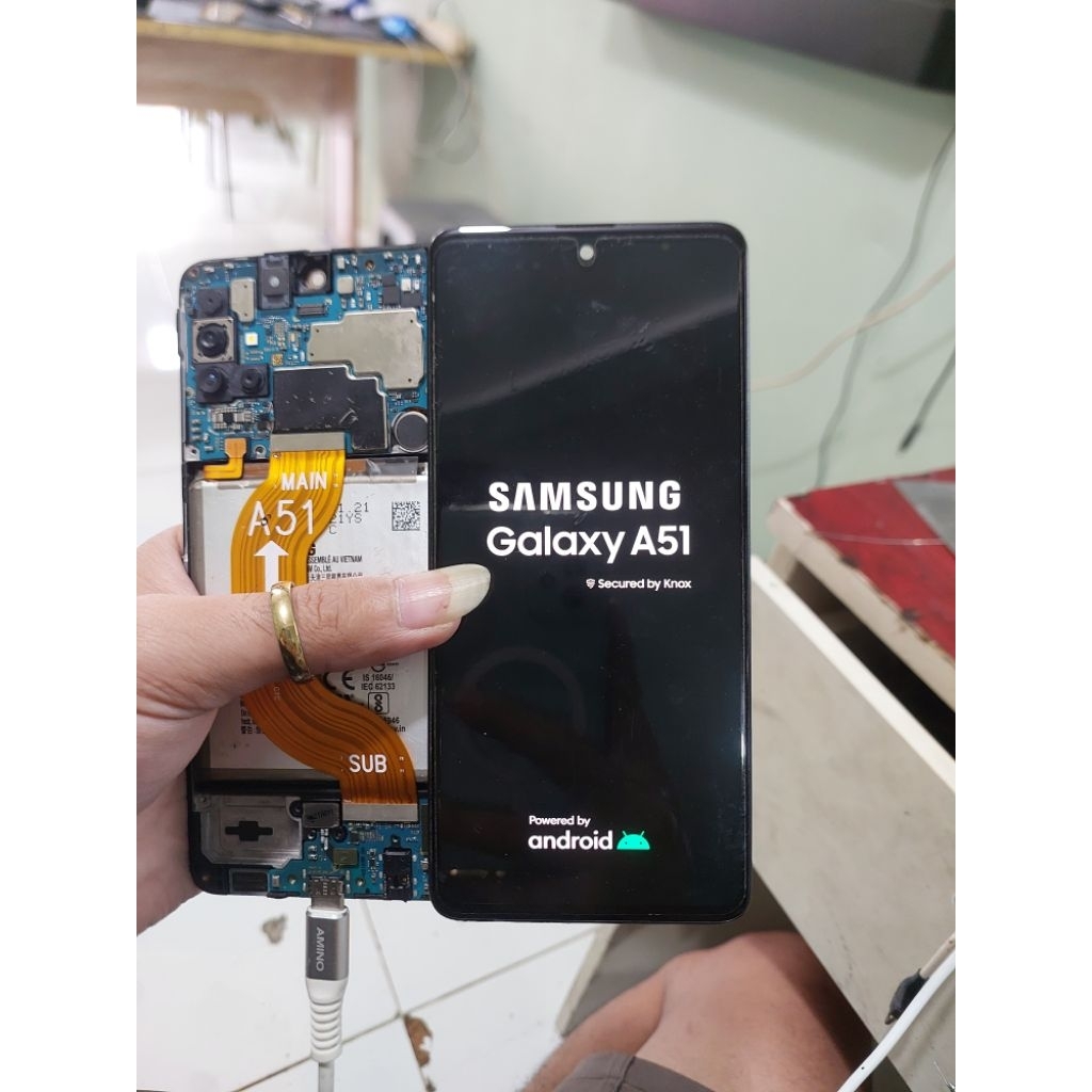LCD SAMSUNG A51 ORI COPOTAN AMOLED