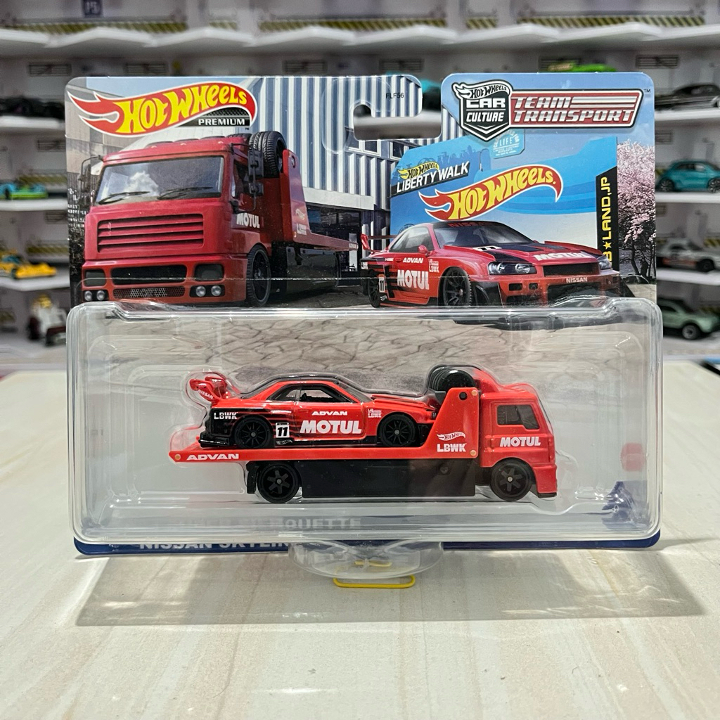 Hotwheels Premium Team Transport R34 LBWK