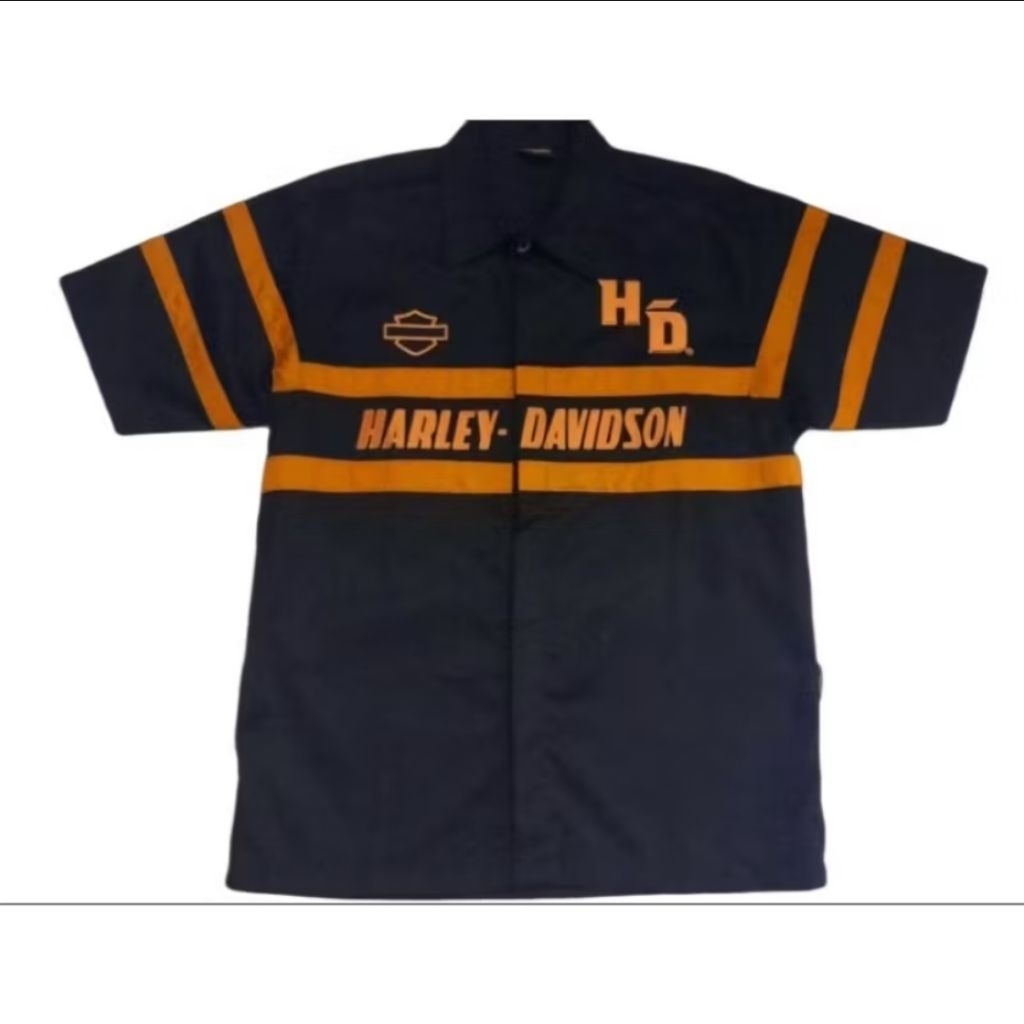 Workshirt Harley Davidson Black StripeLine 
