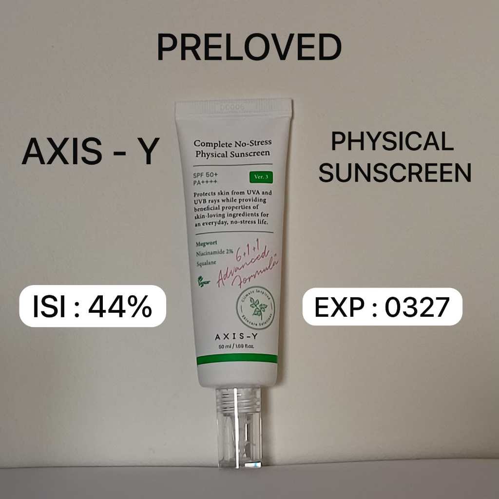 PRELOVED AXIS-Y - Complete No-Stress Physical Sunscreen
