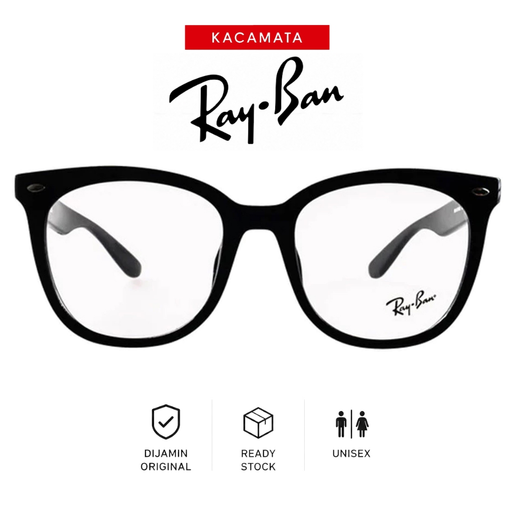 RAYBAN Frame Kacamata Plus Minus Pria Wanita Ori Unisex RB4379VD-C2000-53