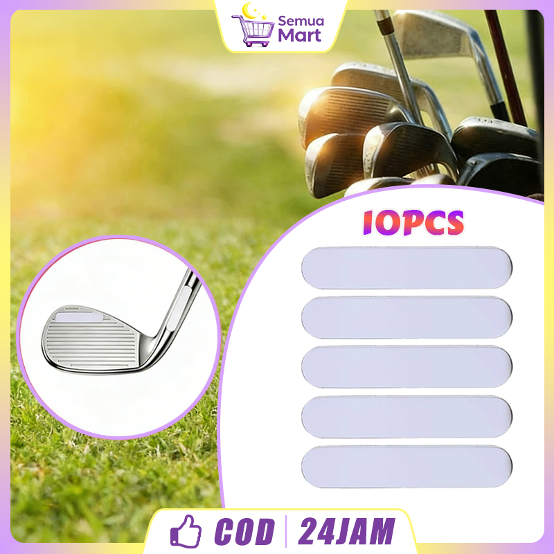 10pcs Timah Pemberat Raket Tenis Golf Badminton 3g Lead Tape Sticker Pemberat Raket Tenis Golf