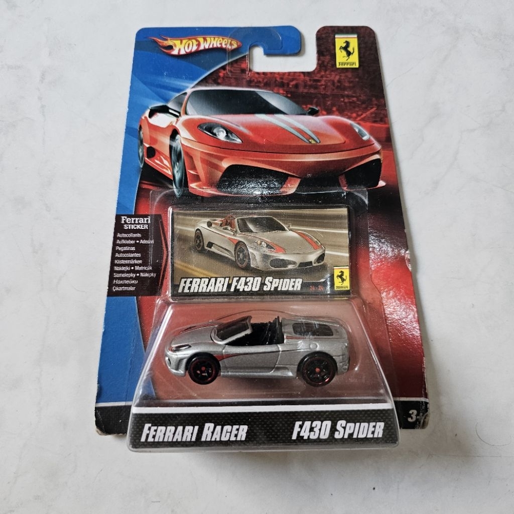 hotwheels ferrari racer f430 spider