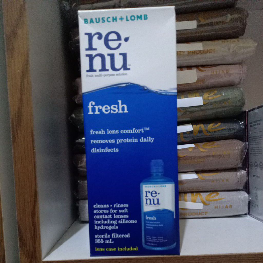 [Ready] AIR SOFTLENS RENU FRESH 355ML / CAIRAN SOFTLENS RENU 355ML / AIR PENCUCI SOFLENS
