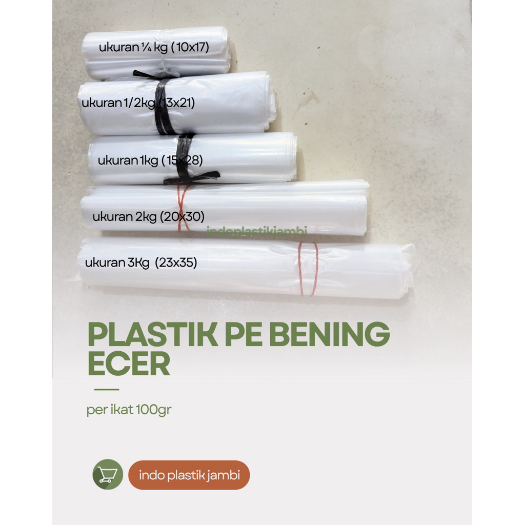 Plastik Pe SInga laut ECER 100gr