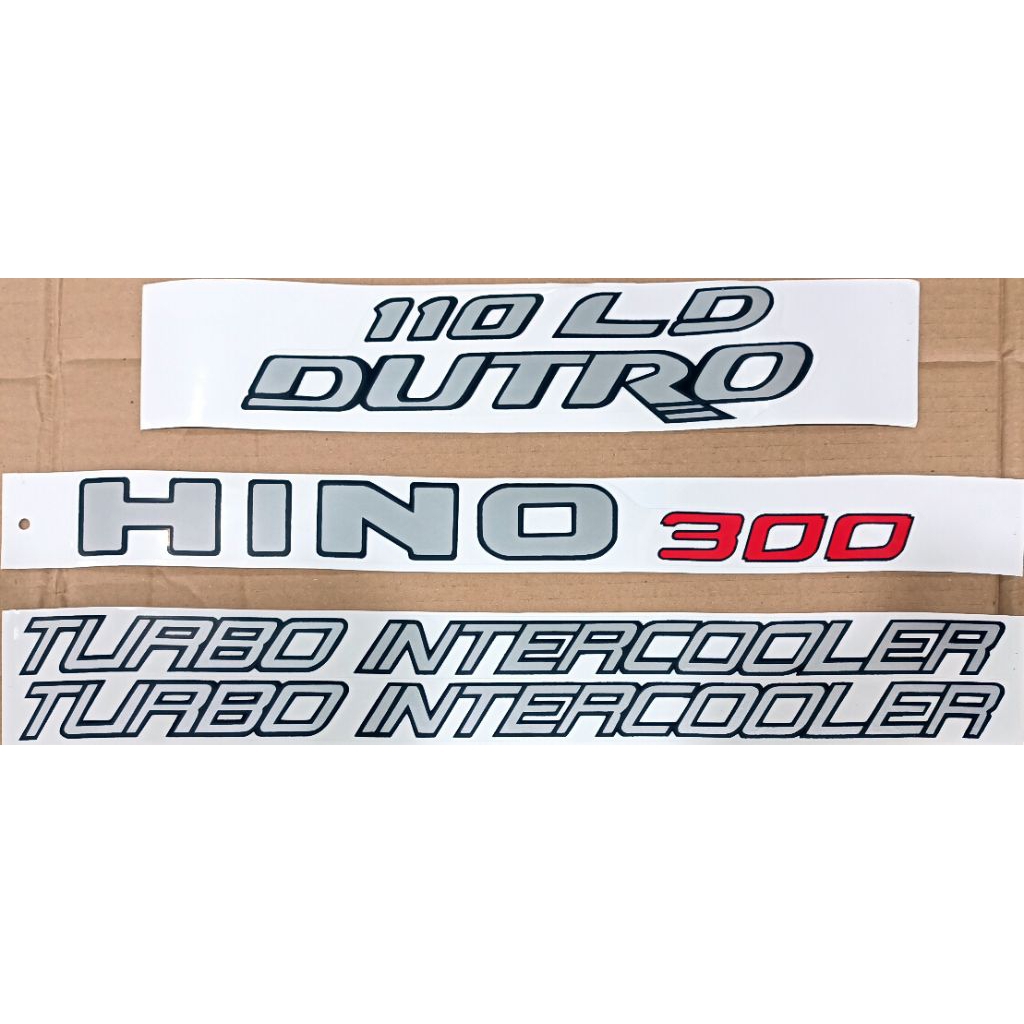 stiker mobil Truk Hino Dutro 110 LD