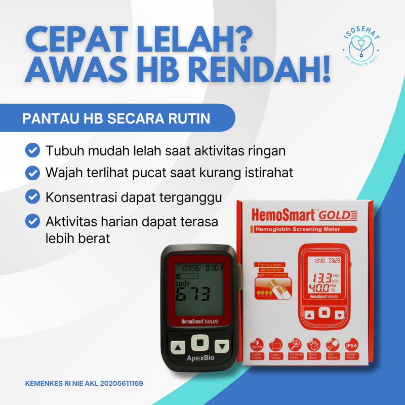 HEMOSMART GOLD Hemoglobin Screening Meter