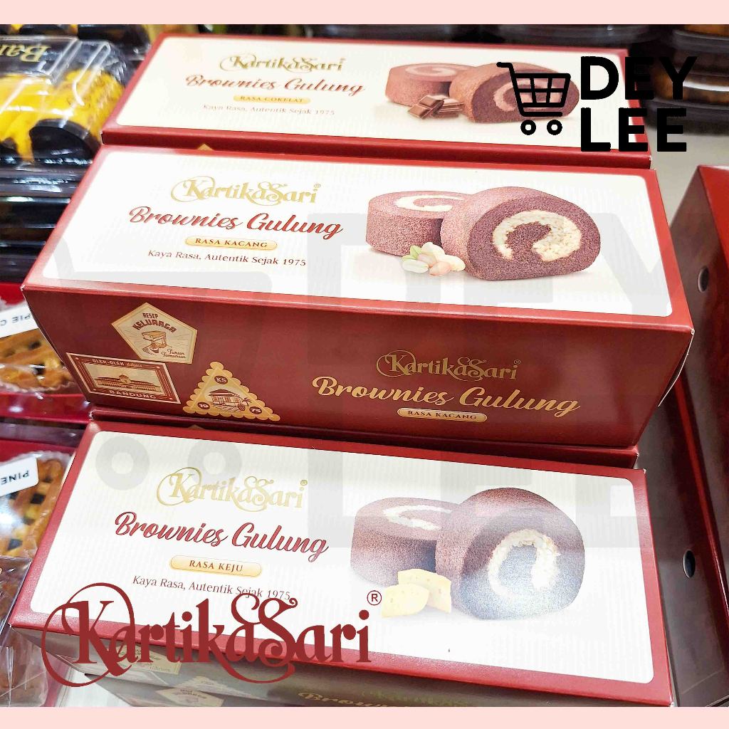 KARTIKASARI Brownies Gulung ALL VARIANT Fresh Oleh-Oleh Bandung