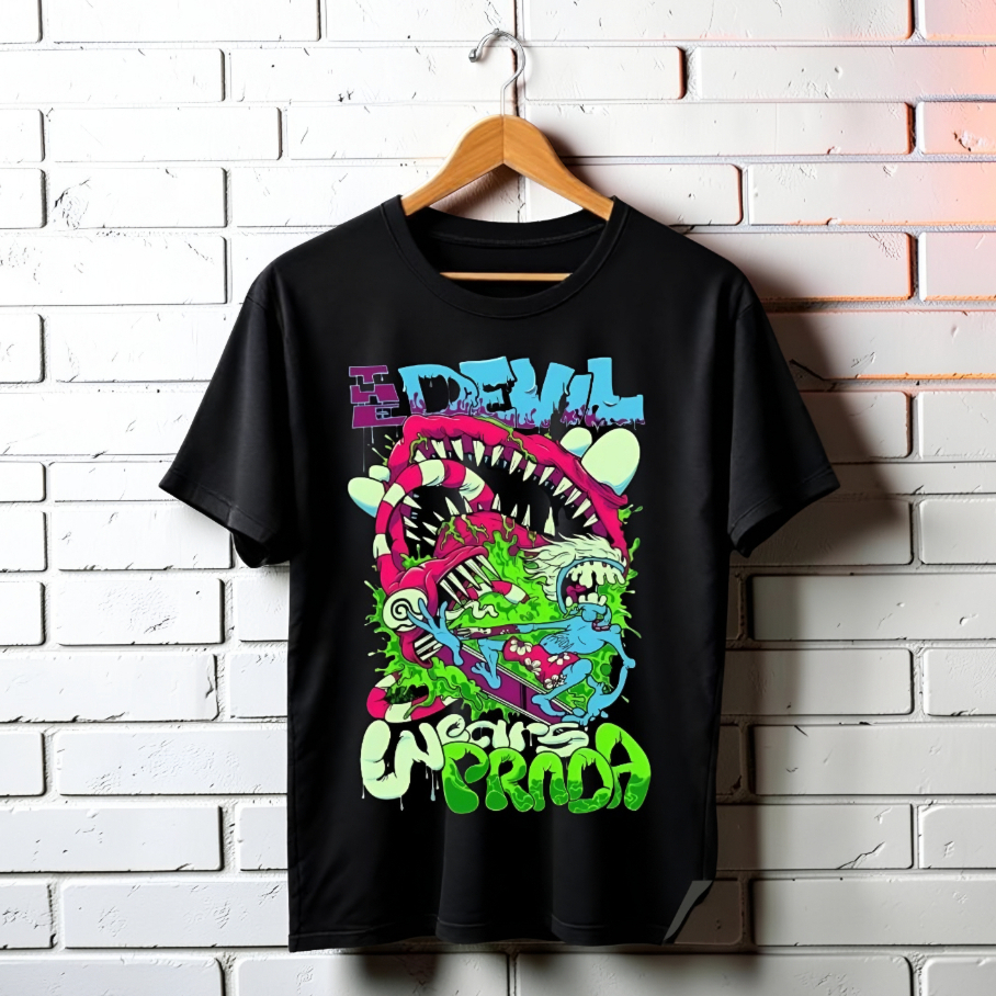 OMERTA Kaos T-Shirt Katun Premium The Devil Wears Prada 3 - Cotton Combed 24s - Pria dan Wanita