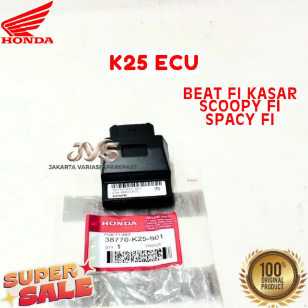ECU KODE K25, ECU BEAT FI KASAR, ECU SCOOPY FI, ECU SPACY FI