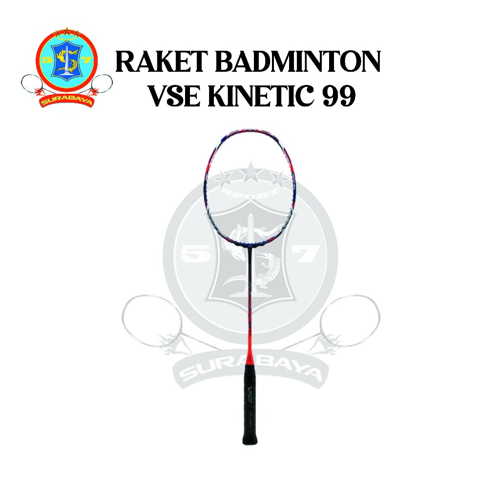 Raket Badminton VSE Kinetic 99 Bonus Grip Handuk