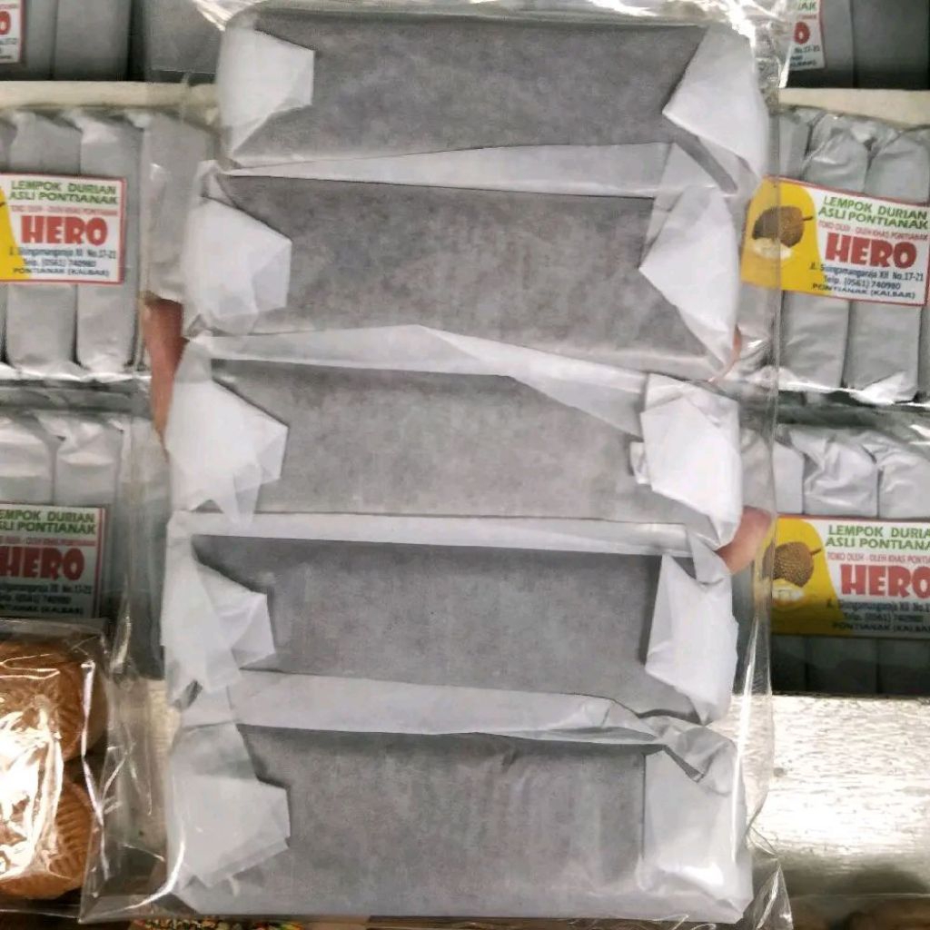 Lempok Durian Asli Pontianak - Lempok Durian HERO -  Oleh Oleh Khas Pontianak - Dodol Durian - Dodol