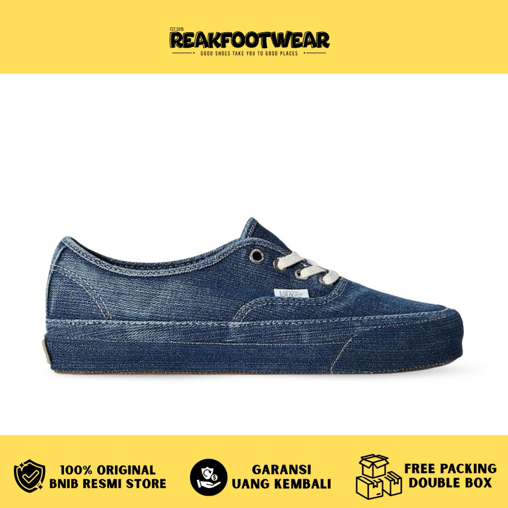 Vans Authentic 44 Lx Denim Blue 100% Authentic