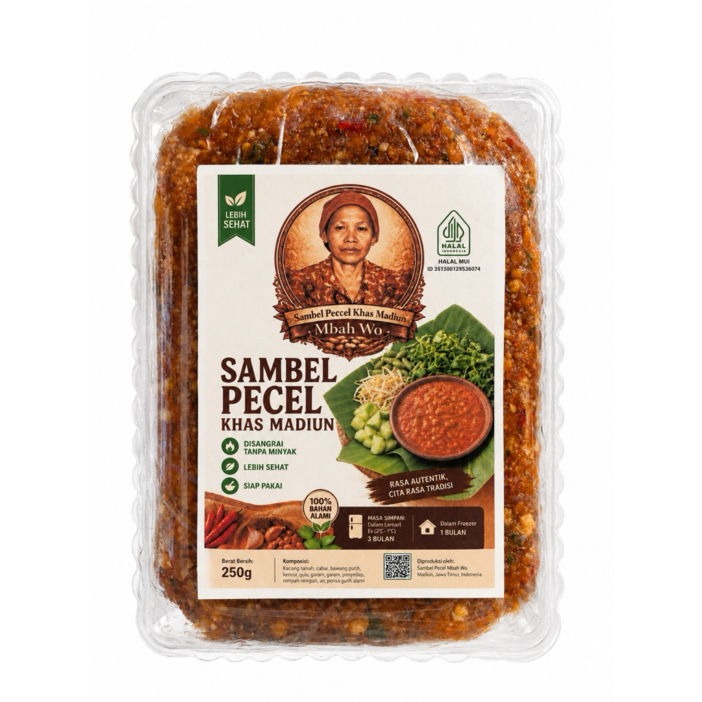 250gr sambel pecel madiun