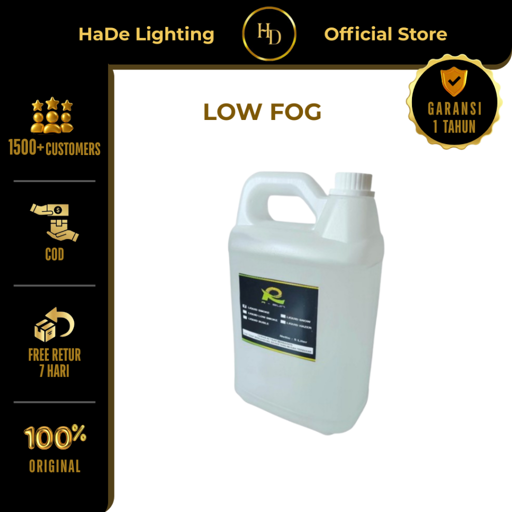 Cairan Mesin Asap Panggung Low Fog  - Cairan Fogging Asap Panggung