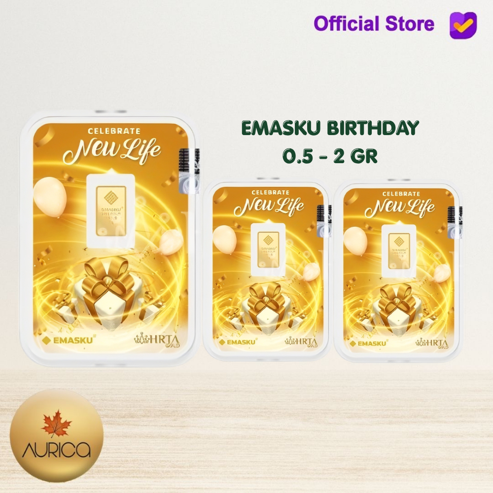 Logam Mulia Emasku Birthday Gold 0.5 - 2 Gram
