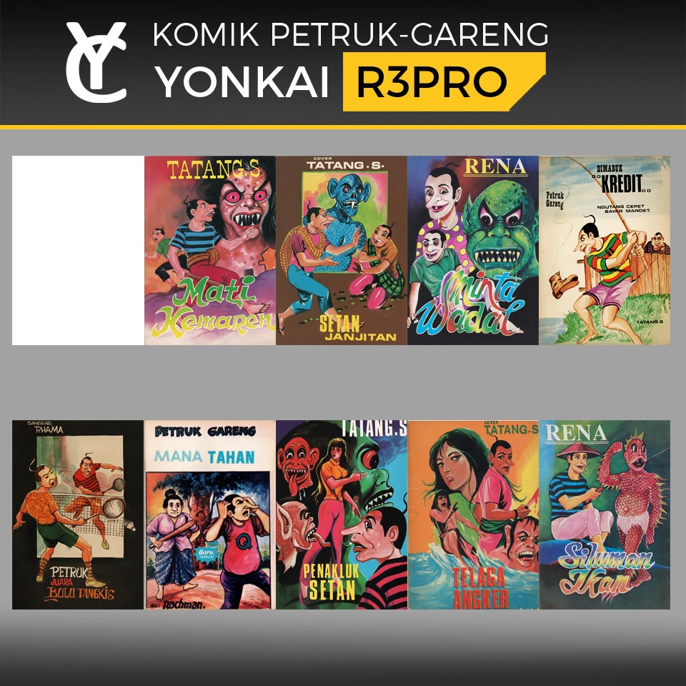 Komik Petruk Gareng (891.900) -  MANA TAHAN MATI KEMAREN PENAKLUK SETAN SETAN JAJAN TELAGA ANGKER MI
