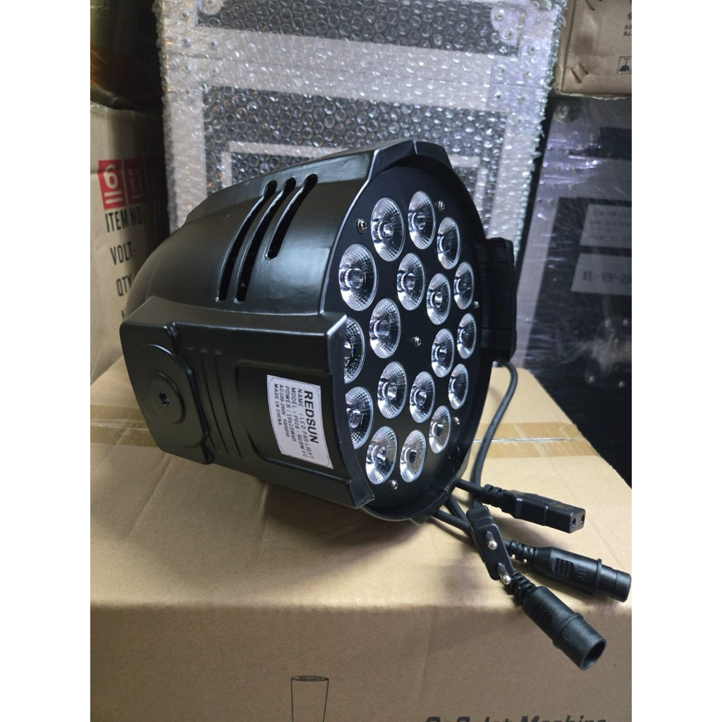 Lampu sorot REDSUN Parled 18x10watt RGBW Fullcolor