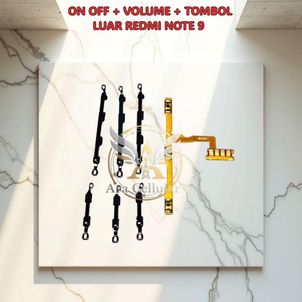 Flexibel On Off Vol Xomi Retmi Note 9 / Retmi 10X 4G - Tombol Luar Power ON OFF Flexible Volume
