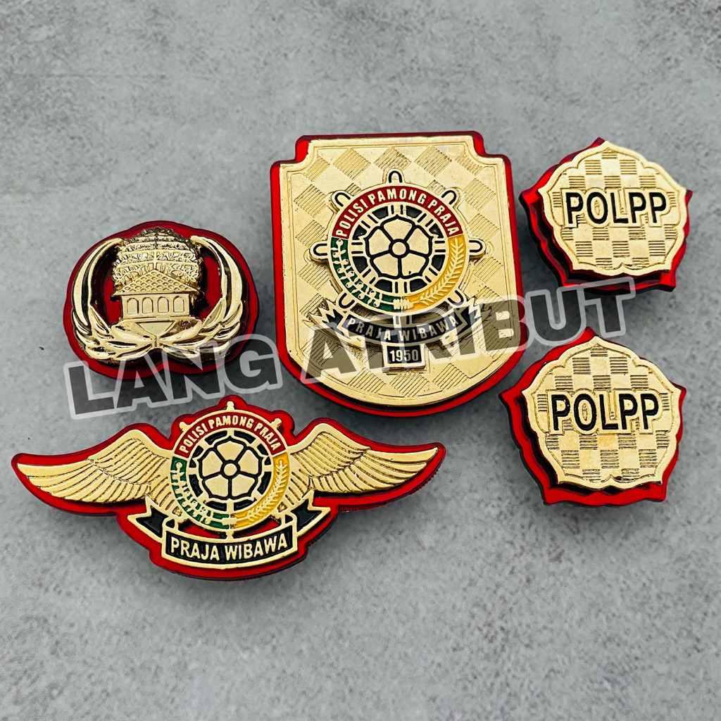 ATRIBUT SATPOL PP PREMIUM  / PIN SATPOL PP PREMIUM/ KW POL PP PREMIUM  / WING POL PP / MONOGRAM POL 