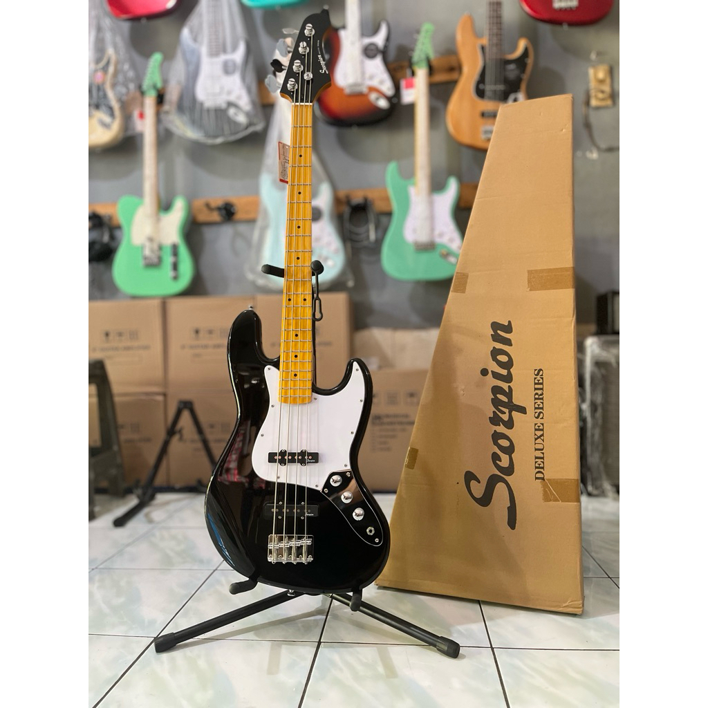 Bass Elektrik SCORPION SJ-200 BK Original & Baru