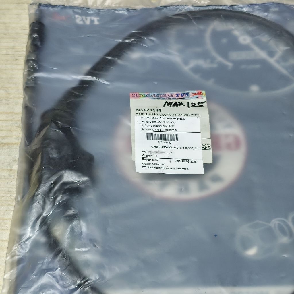 KABEL KOPLING TVS MAX125 TVS MAX 125 ORIGINAL TVS