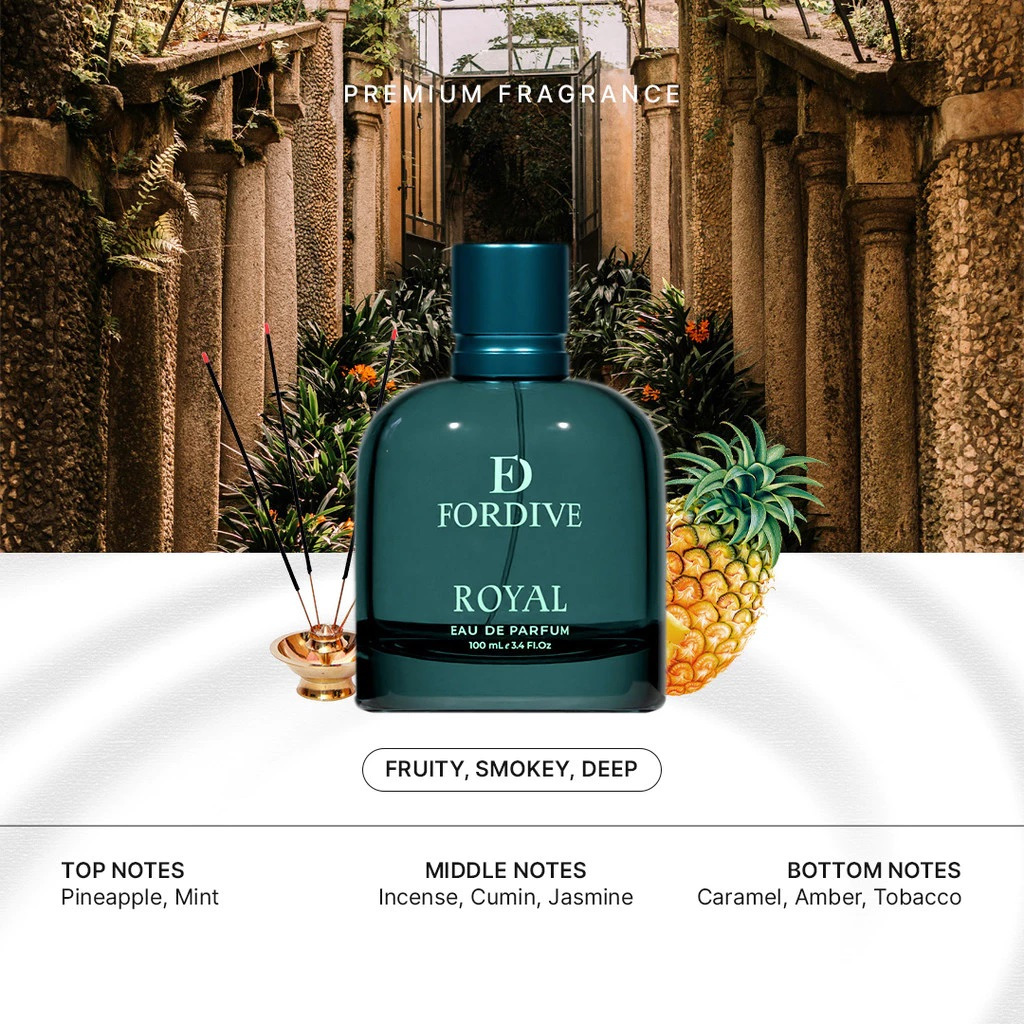 [JAMIN ORI SEGEL BNIB] Fordive Royal - Original EDP Parfum Pria 100 ML READY LANGSUNG KIRIM