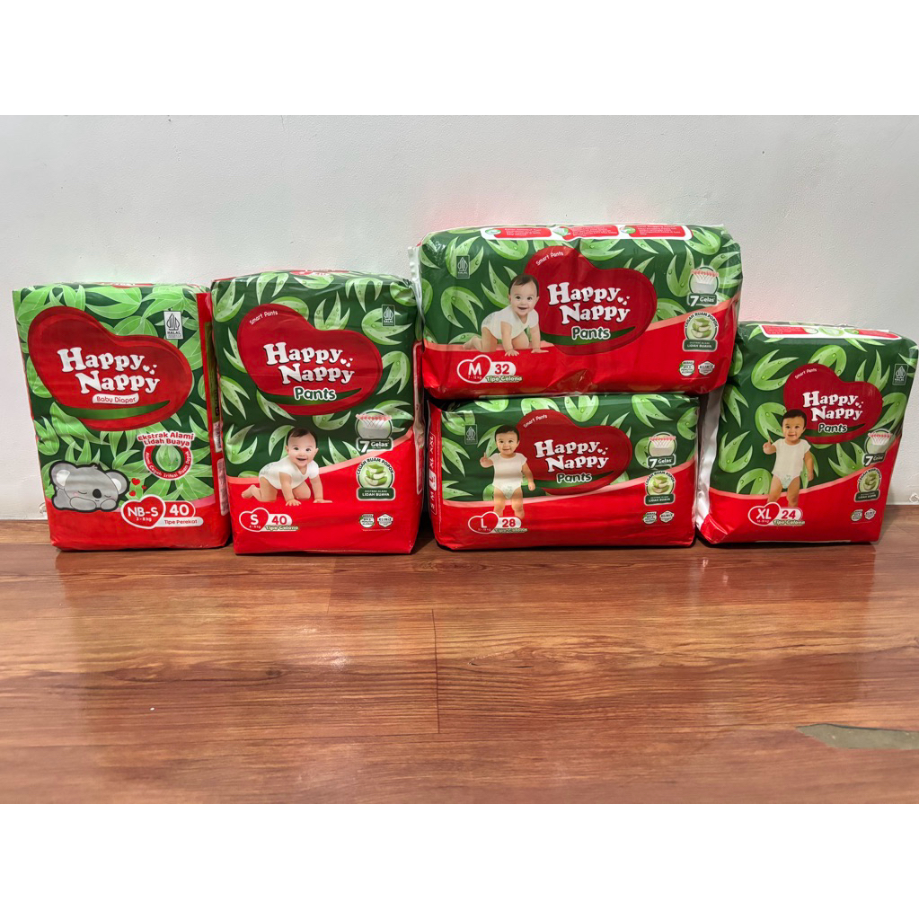 Pampers Happy Nappy NBS40/S40/M32/L28/XL24 (1 ball)