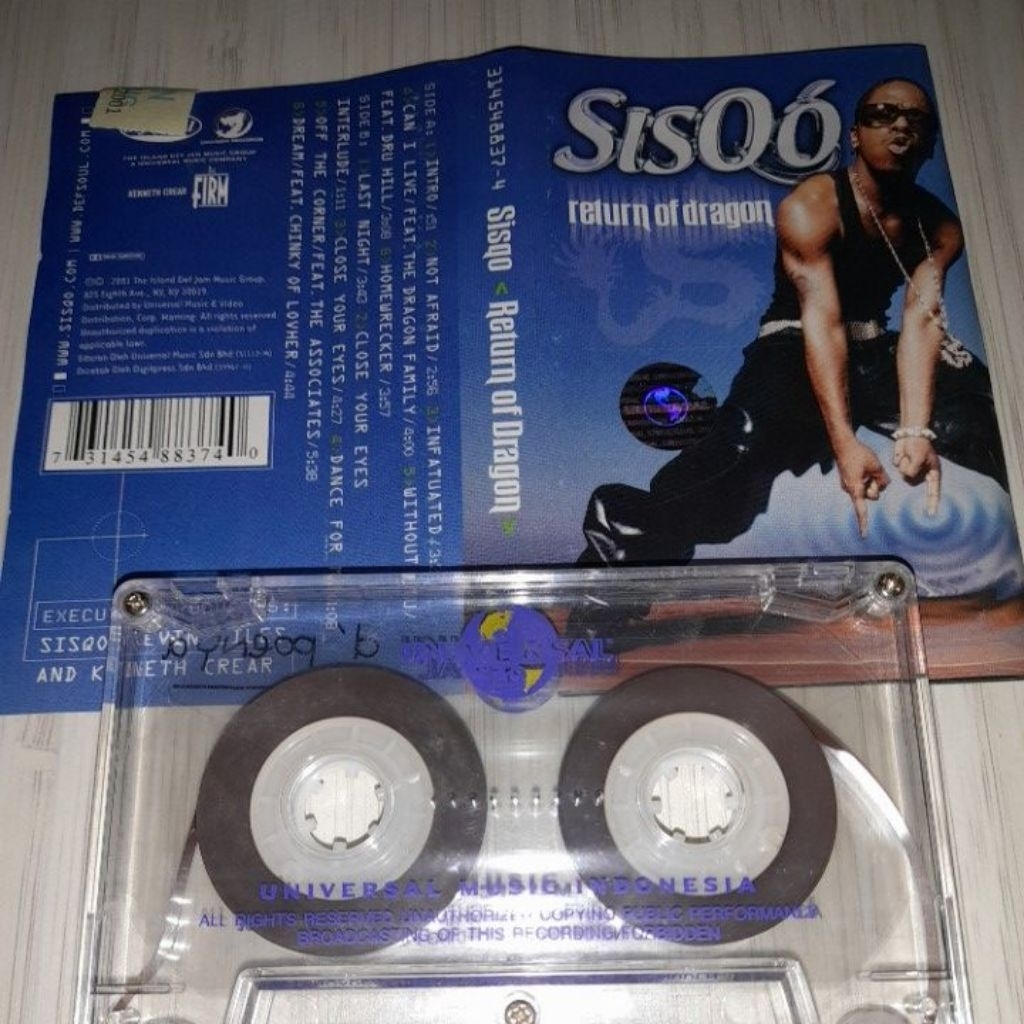 kaset pita sisqo return of dragon